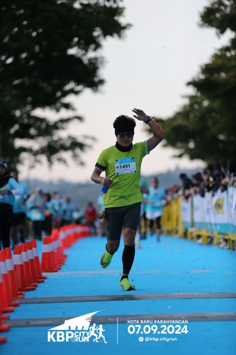 Race photo from KBP City Run 2024