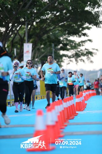 Race photo from KBP City Run 2024