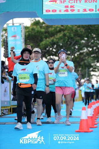Race photo from KBP City Run 2024