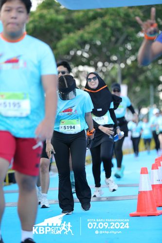 Race photo from KBP City Run 2024