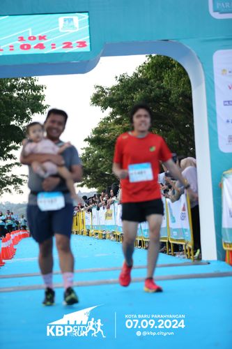 Race photo from KBP City Run 2024