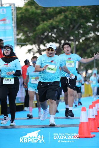 Race photo from KBP City Run 2024