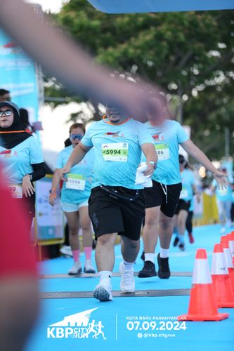 Race photo from KBP City Run 2024