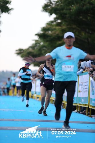 Race photo from KBP City Run 2024