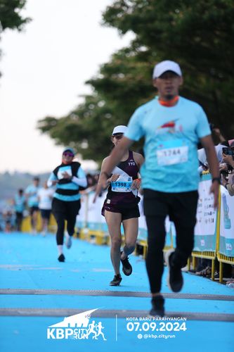 Race photo from KBP City Run 2024