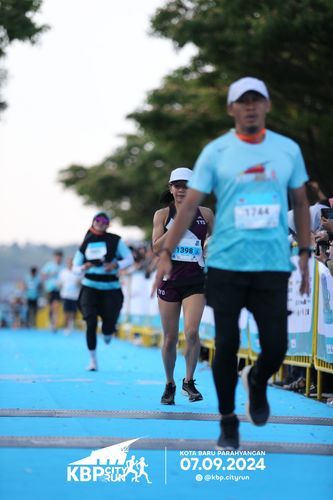 Race photo from KBP City Run 2024