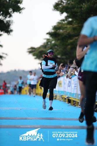 Race photo from KBP City Run 2024