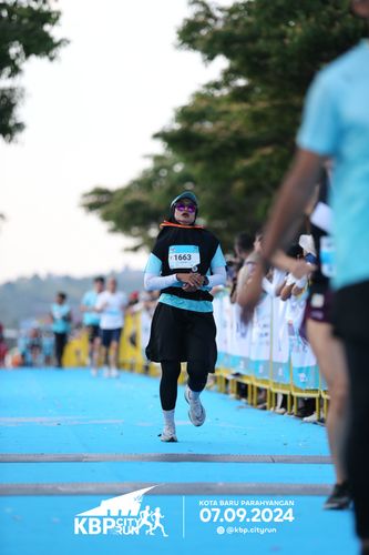 Race photo from KBP City Run 2024