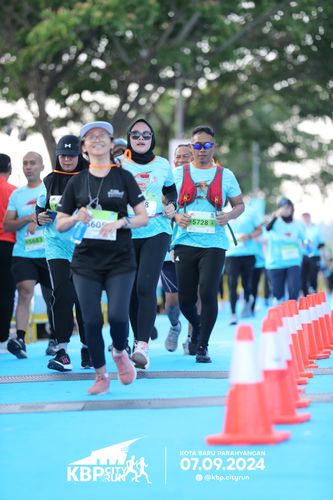 Race photo from KBP City Run 2024