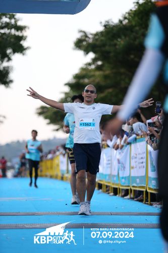 Race photo from KBP City Run 2024