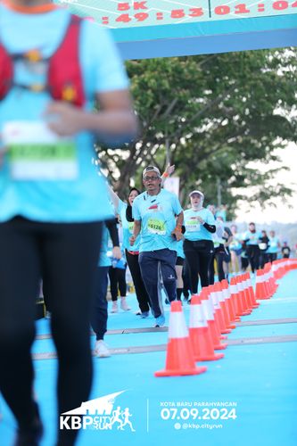 Race photo from KBP City Run 2024