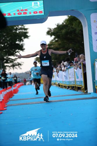 Race photo from KBP City Run 2024