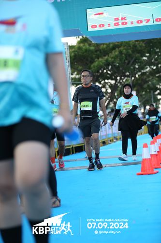 Race photo from KBP City Run 2024