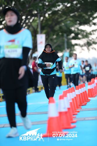 Race photo from KBP City Run 2024