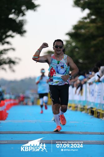 Race photo from KBP City Run 2024