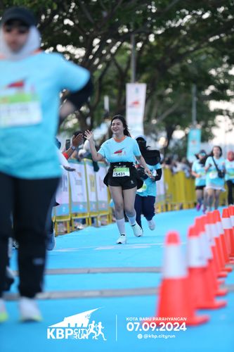 Race photo from KBP City Run 2024