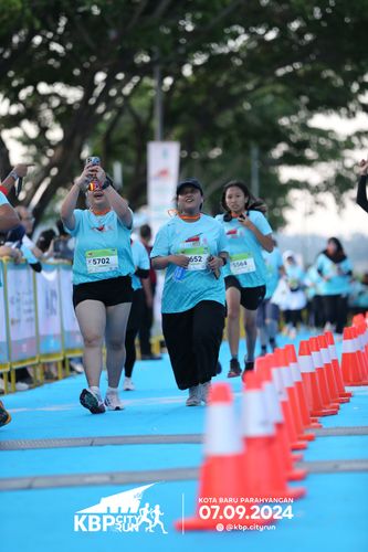 Race photo from KBP City Run 2024