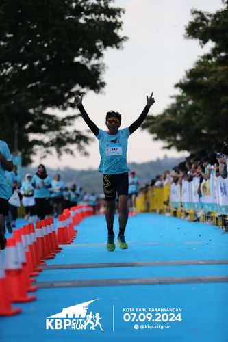 Race photo from KBP City Run 2024