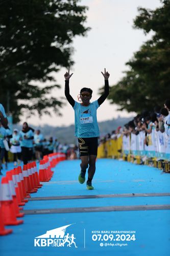 Race photo from KBP City Run 2024