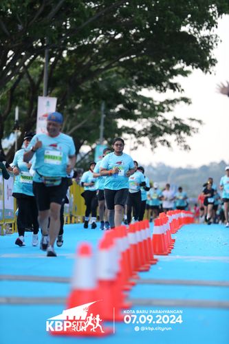 Race photo from KBP City Run 2024