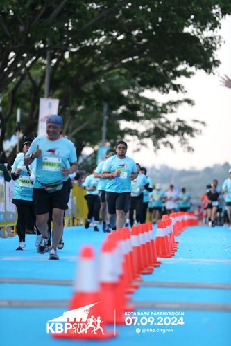 Race photo from KBP City Run 2024
