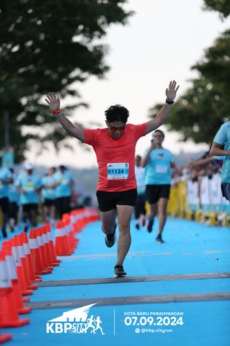 Race photo from KBP City Run 2024