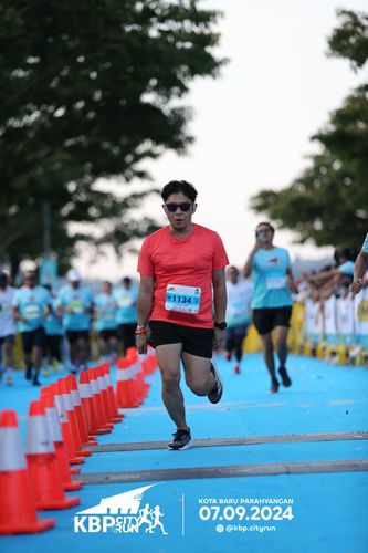 Race photo from KBP City Run 2024