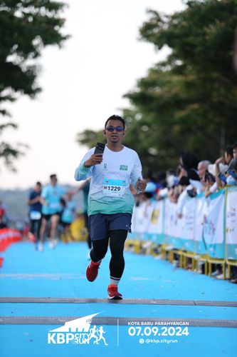 Race photo from KBP City Run 2024