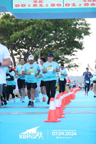 Race photo from KBP City Run 2024
