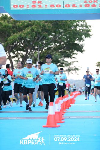 Race photo from KBP City Run 2024