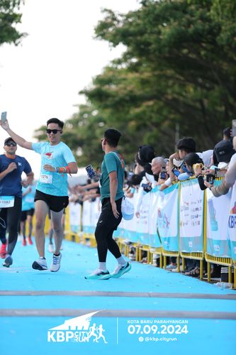 Race photo from KBP City Run 2024