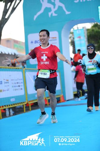Race photo from KBP City Run 2024