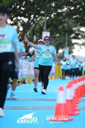 Race photo from KBP City Run 2024