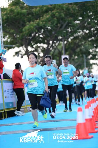 Race photo from KBP City Run 2024
