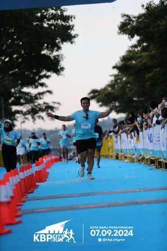 Race photo from KBP City Run 2024