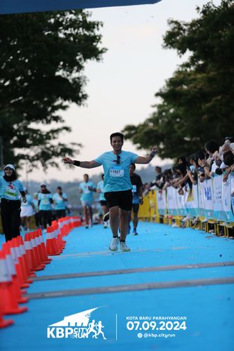 Race photo from KBP City Run 2024