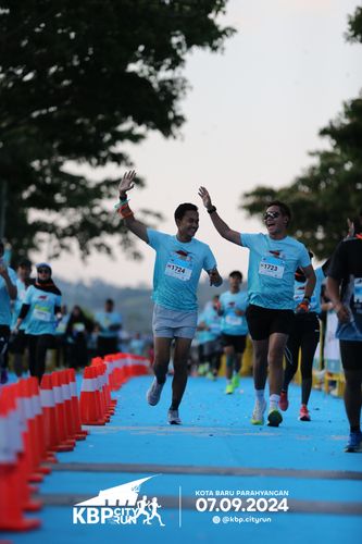 Race photo from KBP City Run 2024
