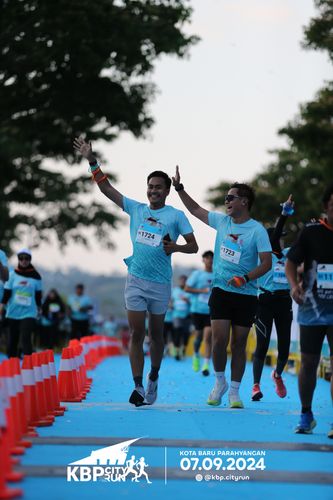 Race photo from KBP City Run 2024