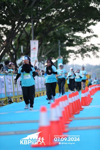 Race photo from KBP City Run 2024