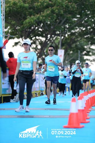 Race photo from KBP City Run 2024