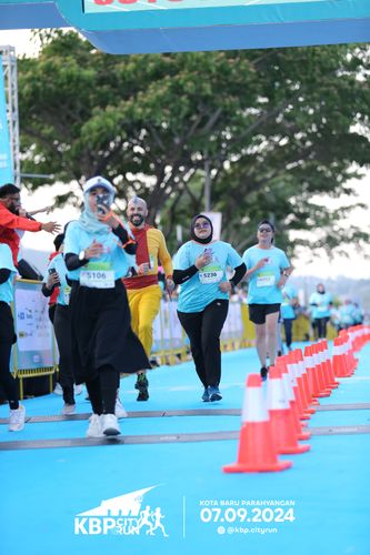 Race photo from KBP City Run 2024