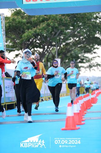 Race photo from KBP City Run 2024