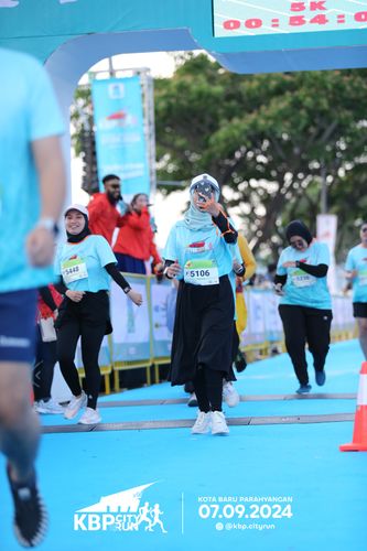 Race photo from KBP City Run 2024