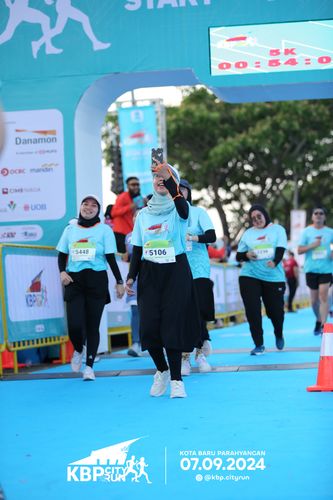 Race photo from KBP City Run 2024