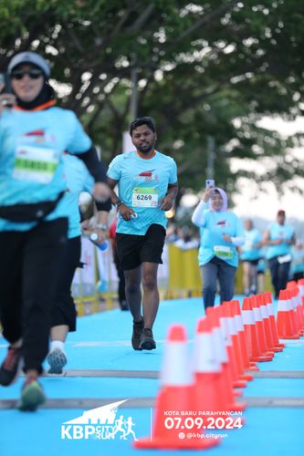 Race photo from KBP City Run 2024