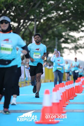 Race photo from KBP City Run 2024
