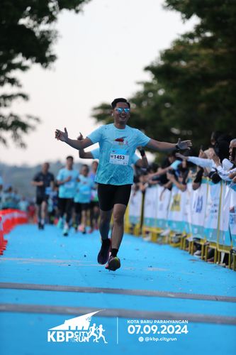 Race photo from KBP City Run 2024