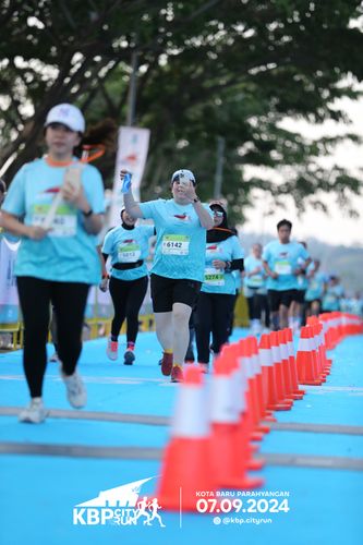Race photo from KBP City Run 2024