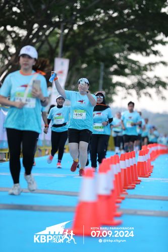 Race photo from KBP City Run 2024
