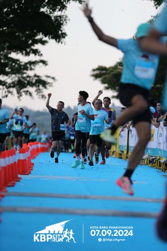 Race photo from KBP City Run 2024